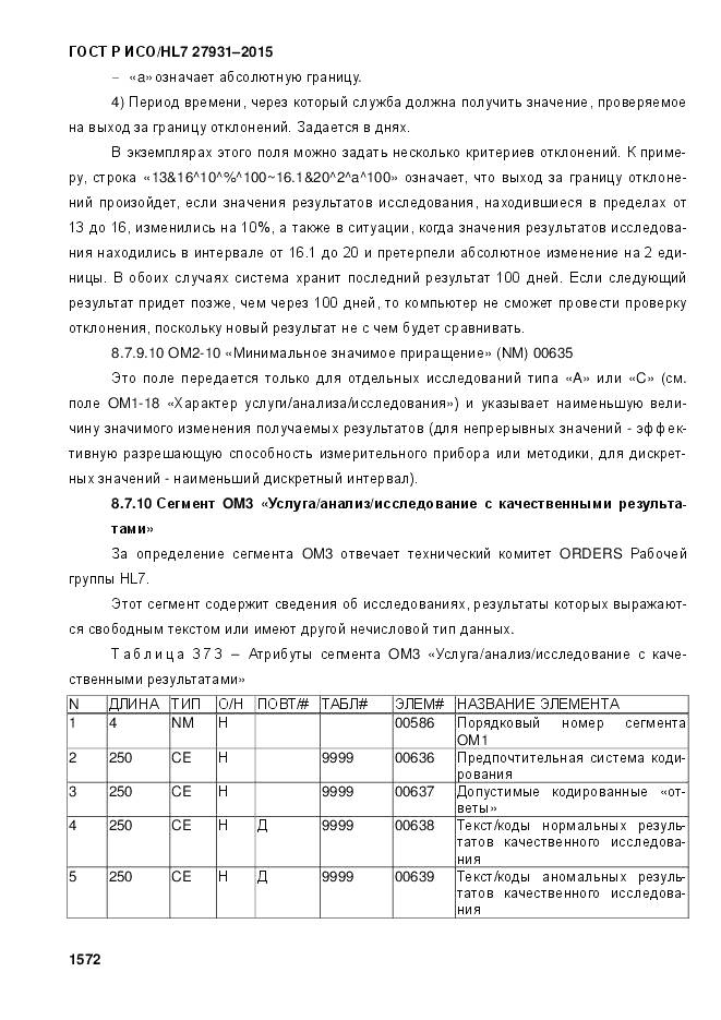 ГОСТ Р ИСО/HL 7 27931-2015, страница 1579